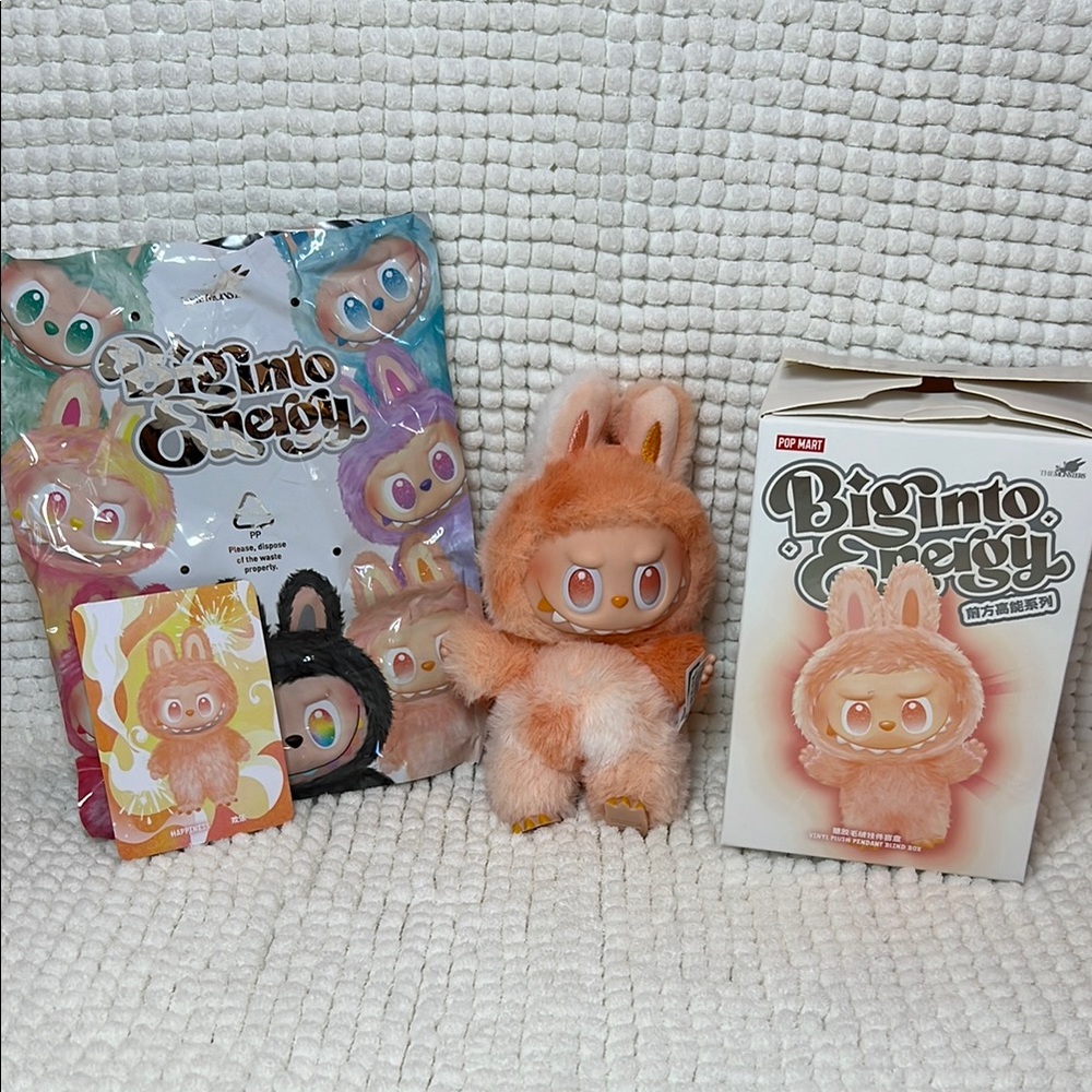Big Into Energy Happiness (Orange) Labubu